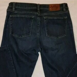 LRL Lauren Jeans Co Womens Dark Wash Bootcut‎ Denim Jeans Size 10